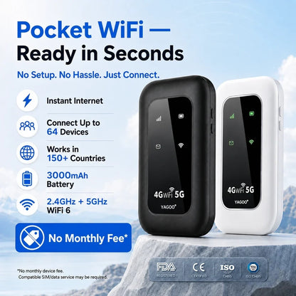 Portable 4G WiFi Hotspot Router