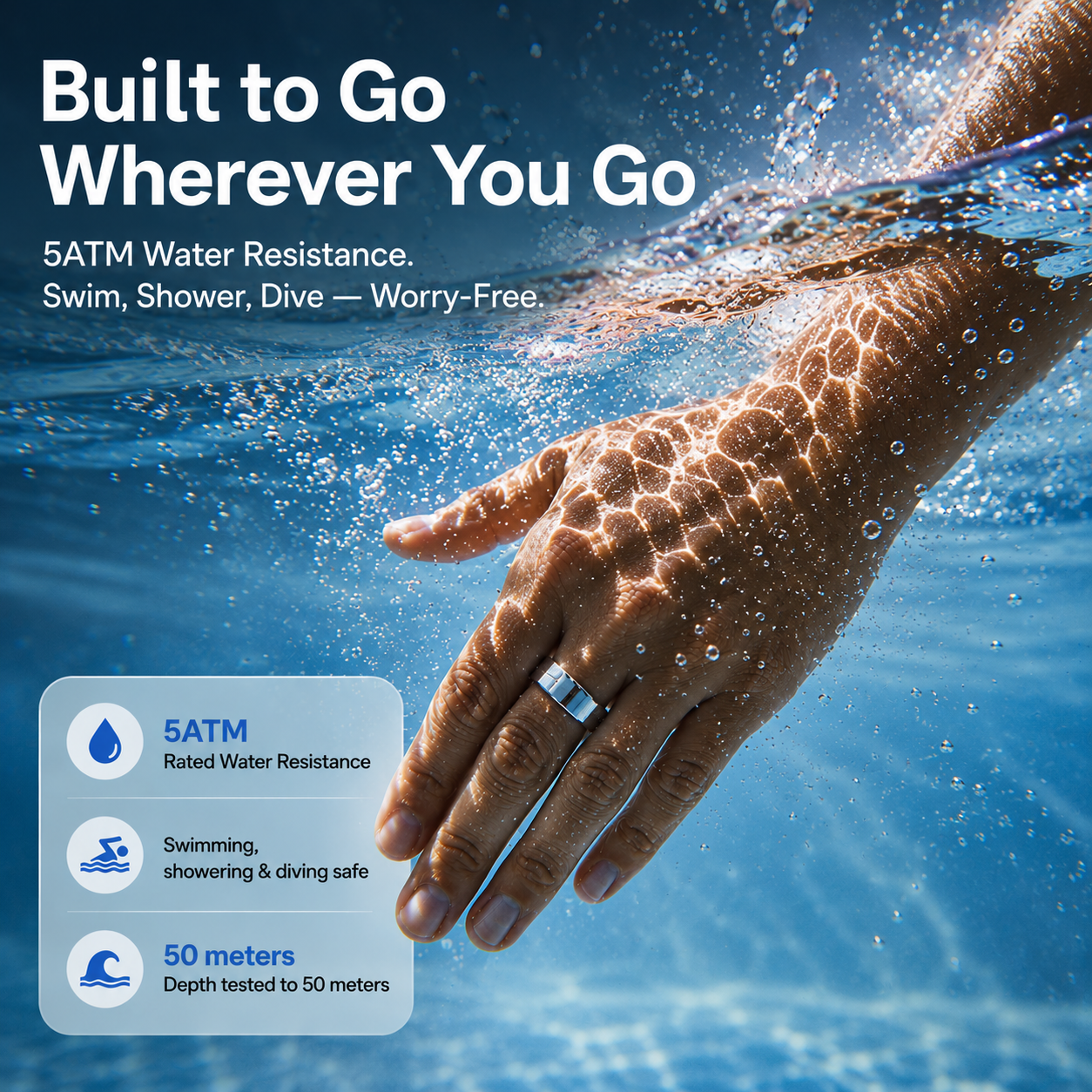 Ceramic Health Monitoring Smart Ring