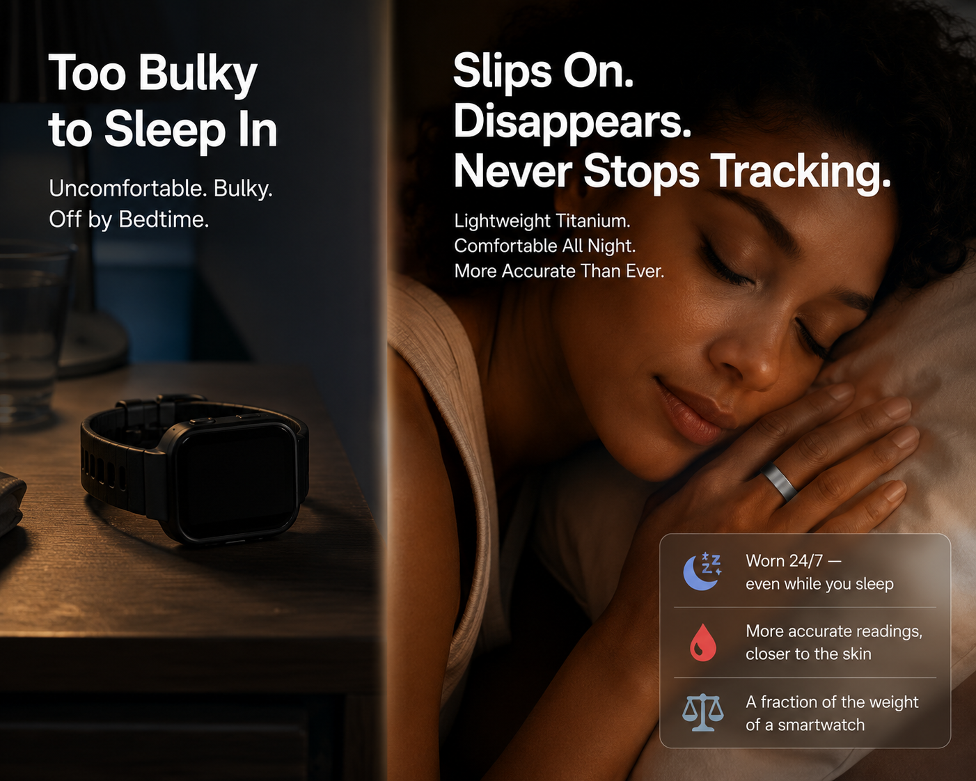 Ceramic Health Monitoring Smart Ring